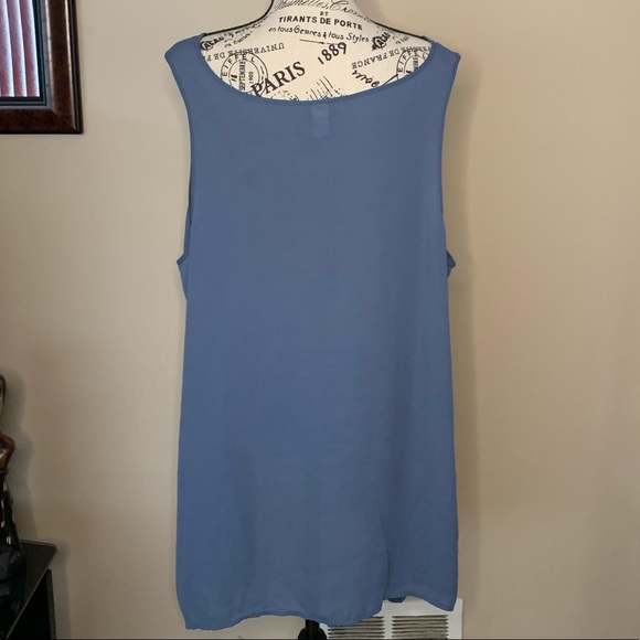 Torrid Grayish-Blue Blouse - Picture 2 of 2